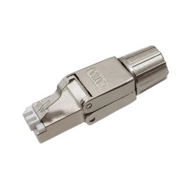 Metal Shrapnel Type Pressure-free Super Six 10 Gigabit Modular Plug CAT6A Punch-free Network Cable Modular Plug