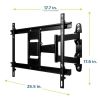 Full Motion TV Wall Mount, Tilt Up to 90", 10"