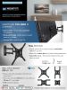 Full Motion Tilt Swivel TV Wall Mount for 23" to 55" Flat Screen TVs;  66 lbs. Capacity;  Bonus HDMI Cable
