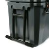 45-quart hard-sided cooler, charcoal gray