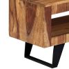 TV Cabinet 55.1"x11.8"x15.7" Solid Sheesham Wood