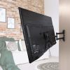 Full Motion Tilt Swivel TV Wall Mount for 23" to 55" Flat Screen TVs;  66 lbs. Capacity;  Bonus HDMI Cable