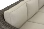 Patio Sofa - Outdoor Comfort and Style - Full-Round Resin Wicker, Plush Seating, Weather-Resistant