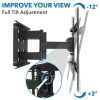 Full Motion TV Wall Mount with Swivel and Tilt | 32" to 82" | 132 lbs.