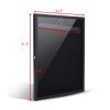 Jersey Shadow Box, Uniform Display Case for Baseball, Basketball and Football Sports Shirts - Black XH