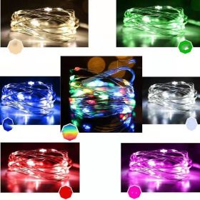 Three A Battery Box Type Copper Wire String Light (Option: Red-USB)