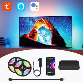 TV Atmosphere With Graffiti Smart Projector Curtain Background Light (Option: For 43to60 inch-US)